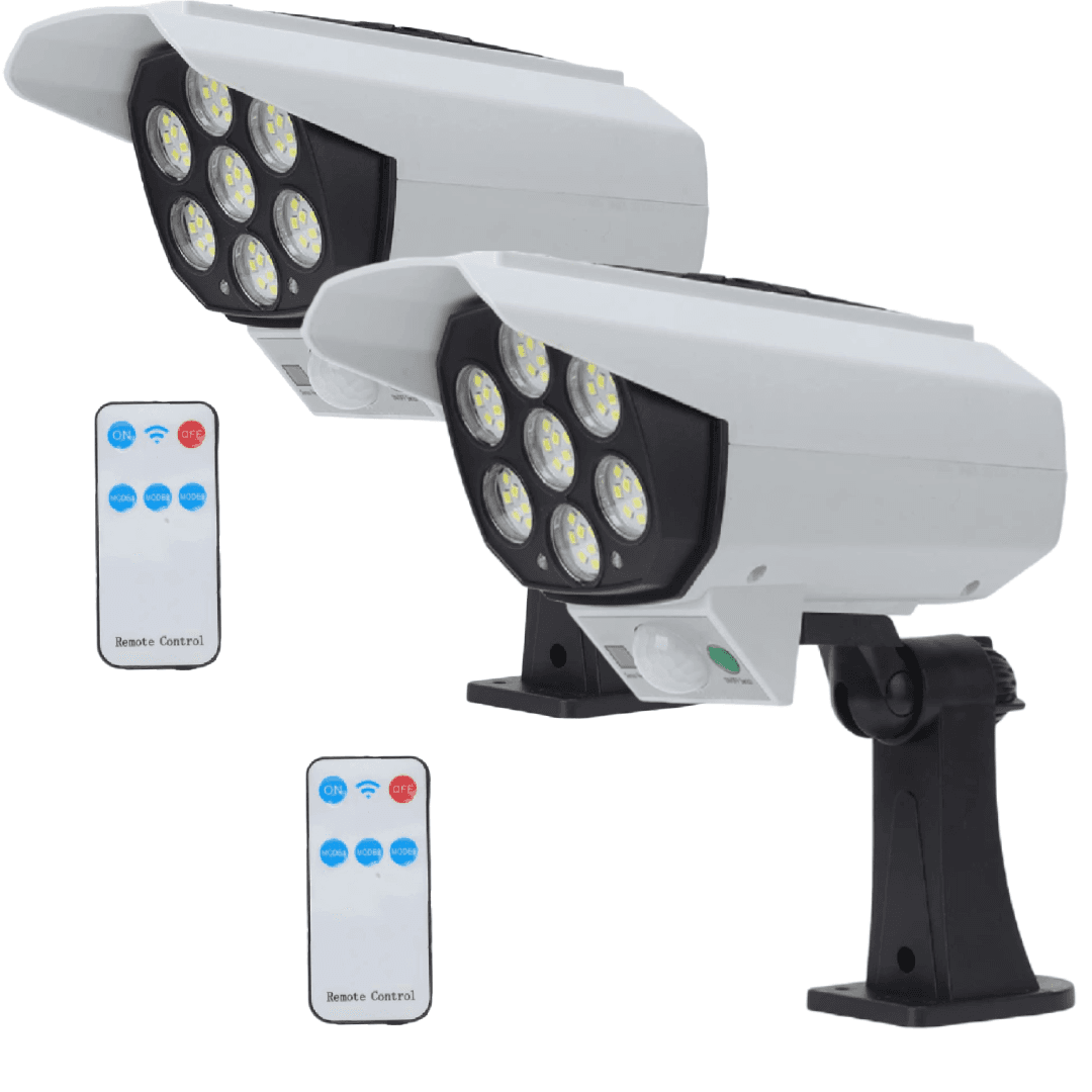 Solar Wall Sconce Outdoor Security Light (2-Pack)